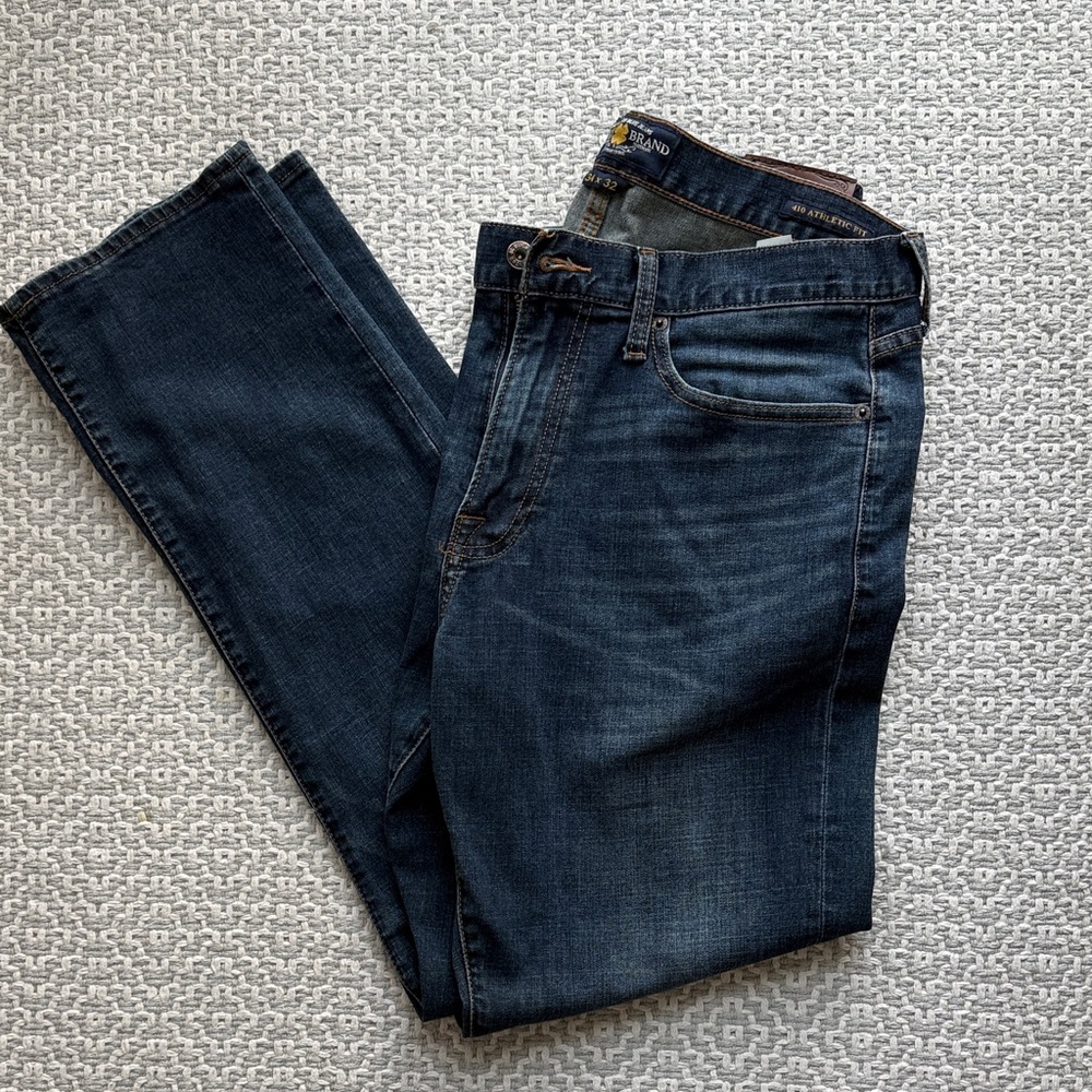 Men's Lucky Dark Blue Jeans